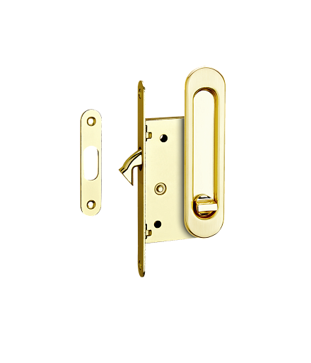 Ручки купе Ручки для раздвижных дверей (овал) MHS 150 WC с заверткой G золото (2 шт) 